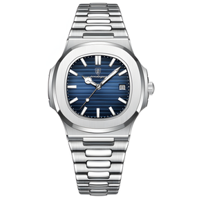 Relógio Veke Steel Chronomaster Quartzo Blue