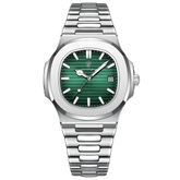 Relógio Veke Steel Chronomaster Quartzo Green