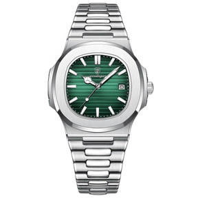Relógio Veke Steel Chronomaster Quartzo Green