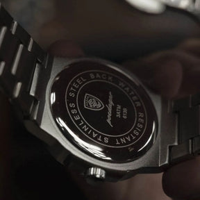 Relógio masculino steel chronomaster poedagar