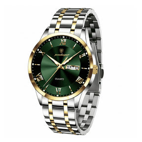 relogio poedagar gold green edition quartzo